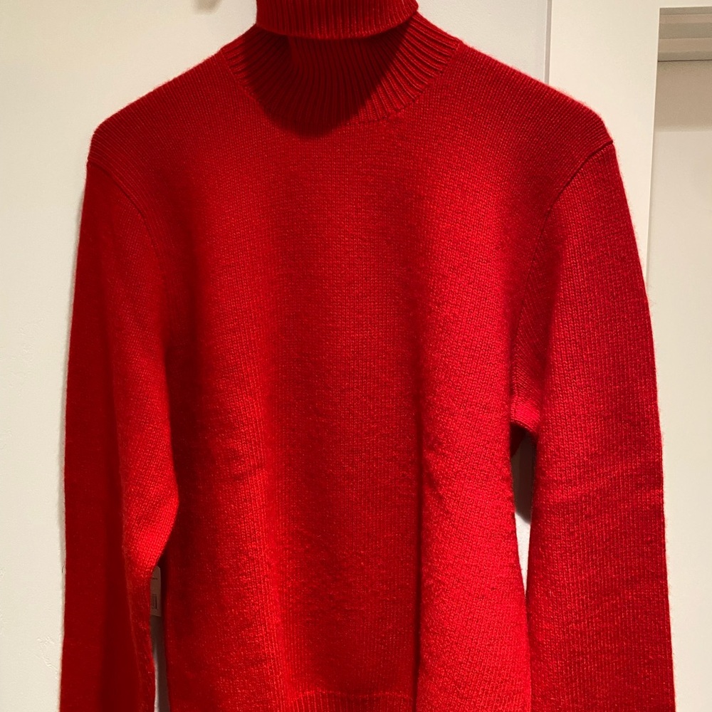 Polo Ralph Lauren classic,  Red Turtleneck Sweater